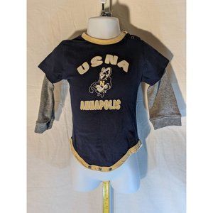 USNA Navy Baby outfit shirt 3-6 months Annapolis